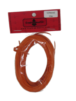train-O-matic 01130406 Wire, 0.50 mm2 cross section, ORANGE