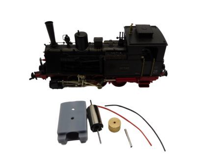 micromotor HF001F motor ombouwset voor Fleischmann BR BR 89.62, 89.70, T3