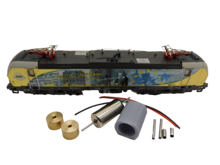 micromotor NH007F motor ombouwset voor Hobbytrain Vectron, BR 191, BR 192, BR 193, BR 247, u.a.