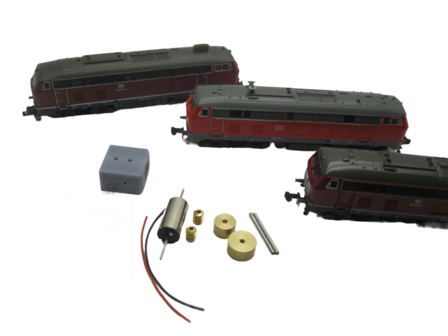 micromotor nf032C Klokankermotor ombouwset voor Fleischmann V 160 BR 210 BR 218
