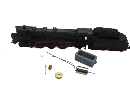 micromotor NM023C motor ombouwset voor Minitrix BR 03 (Motor mit M 0.4 Schnecke)