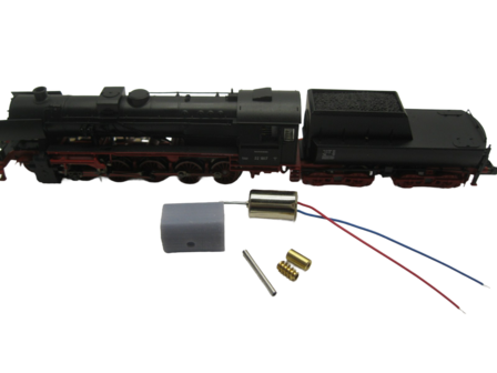 micromotor NF041C motor ombouwset voor Fleischmann BR 52 DB / DRG, SNCB 26, SNCF 150 Y, &Ouml;BB 52