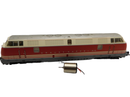 micromotor HMT004 motor ombouwset voor M&auml;rklin / Trix  DB ML 3000, V 300 (Softdrive-Sinus)