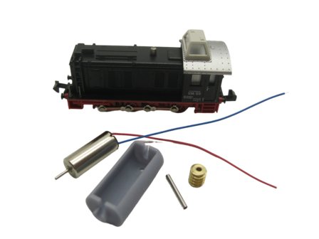 micromotor NM030G N motor ombouwset voor Minitrix  V 36 (Alter Motor)