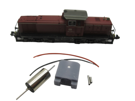 micromotor NR007 motor ombouwset voor Roco DB V 90, BR 290, Renfe BB 307, SNCF BB 63000