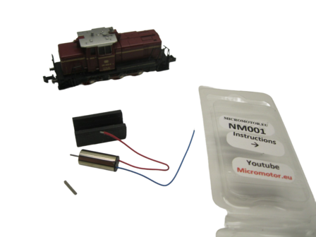 micromotor NM001G N ombouwset voor mintrix V 60, BR 261, SNCB BR 260