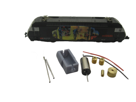 micromotor NM013C N ombouwset voor Minitrix SBB Re 460 BLS Re 465 