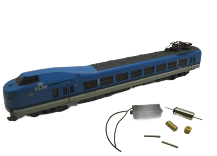 micromotor NM005C N ombouwset voor Minitrix koploper