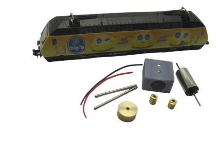 micromotor NF019C N ombouwset voor Fleischmann SBB Re 460, BLS Re 465