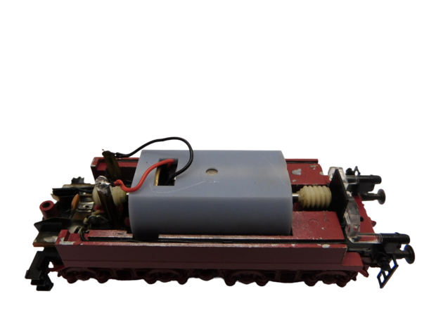 micromotor HR033F motor ombouwset voor Roco BR 43, BR 44, SNCF 150X  Modelle mit Silberen Rädern