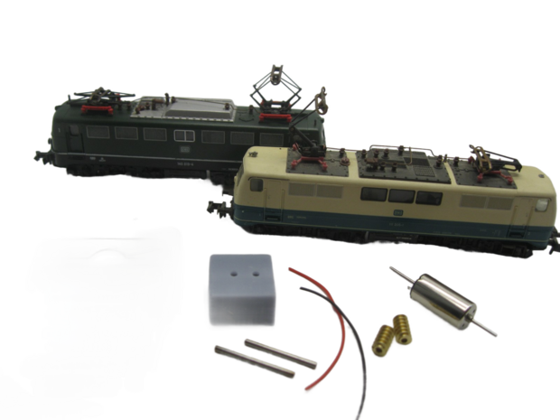 micromotor nf017G N ombouwset voor Fleischmann BR 110, 111, 140