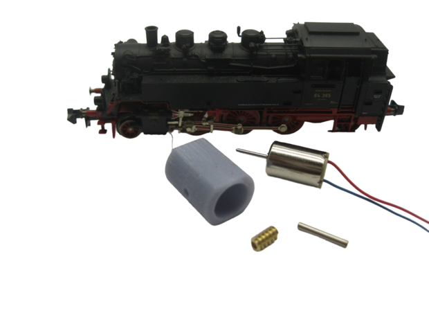 micromotor nf027G N ombouwset voor Fleischmann BR 64 (DB DR DRG BBÖ), ÖBB Rh 64