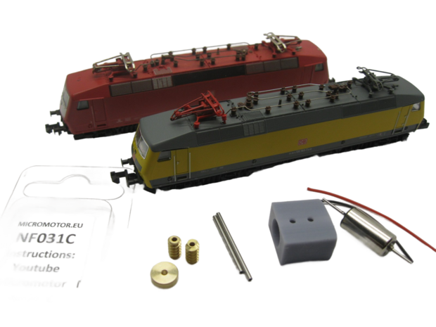 micromotor nf031C N ombouwset voor Fleischmann BR 120