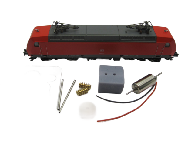micromotor nf035C N ombouwset voor Fleischmann BR 101, BR 145 Modelle ohne Schnittstelle