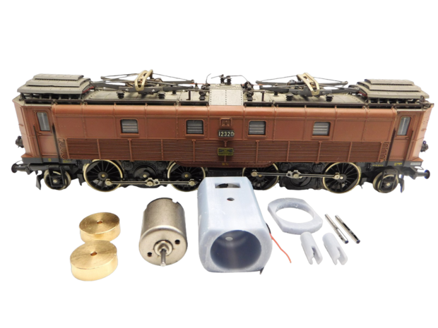 micromotor HR035C motor ombouwset voor Roco SBB Be 4/6 II