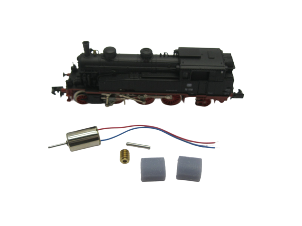 micromotor NA021G motor ombouwset voor Arnold BR 75, Bad Vic, SNCF 131 TX, CFL BR 35