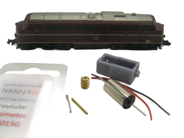 micromotor NM015G motor ombouwset voor Minitrix Nohab