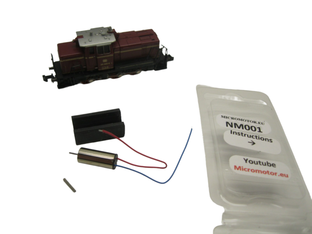 micromotor NM001G N ombouwset voor mintrix V 60, BR 261, SNCB BR 260