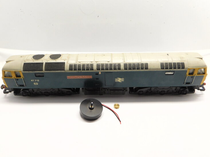 micromotor 0T011G ombouwset Hornby Class 5, Class 7MT, Class 47, Britannia Class 7P6F, Standard 9F