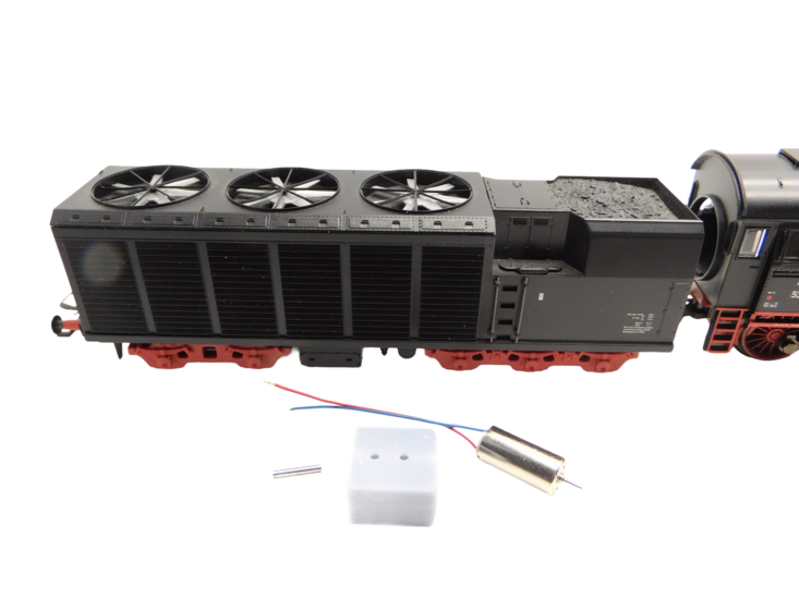micromotor HMT009 motor ombouwset voor M&auml;rklin / Trix BR 52, BR 53 Fan / L&uuml;fterantrieb