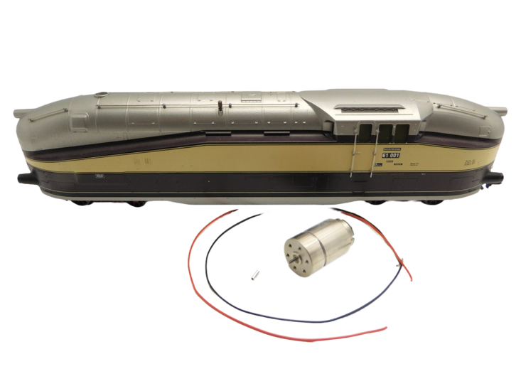 micromotor HMT005 motor ombouwset voor M&auml;rklin / Trix BR 61, Henschel-Wegmann-Zug