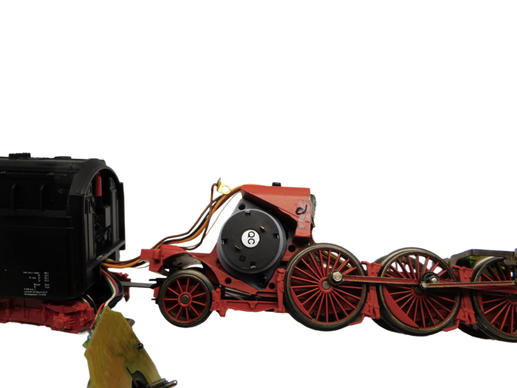 micromotor HM001G motor ombouwset voor M&auml;rklin C-sinus. BR 01.10, BR 42.90, BR 103/E 03, en andere