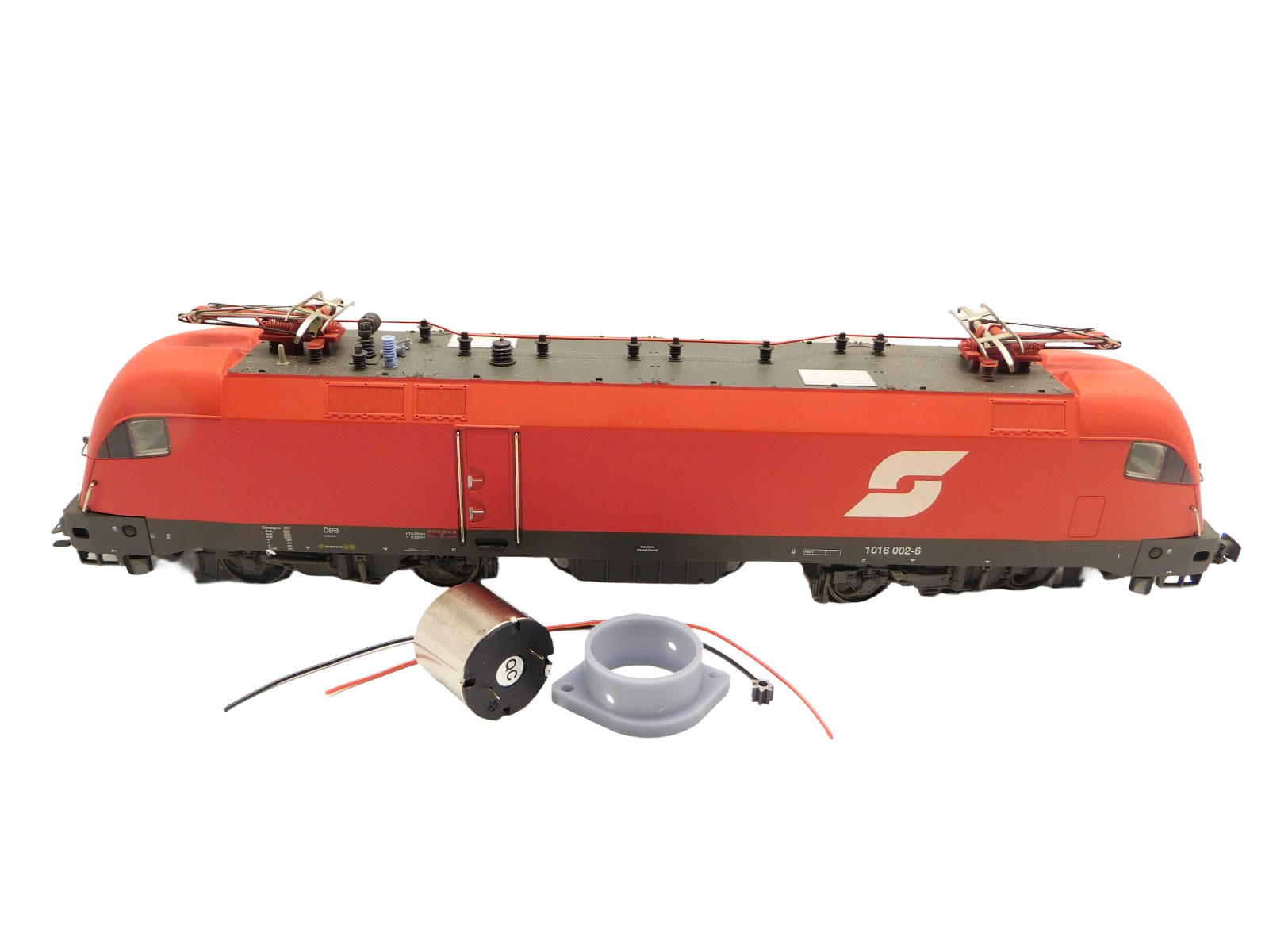 micromotor HM001G motor ombouwset voor Märklin C-sinus. BR 01.10, BR 42.90, BR 103/E 03, en andere