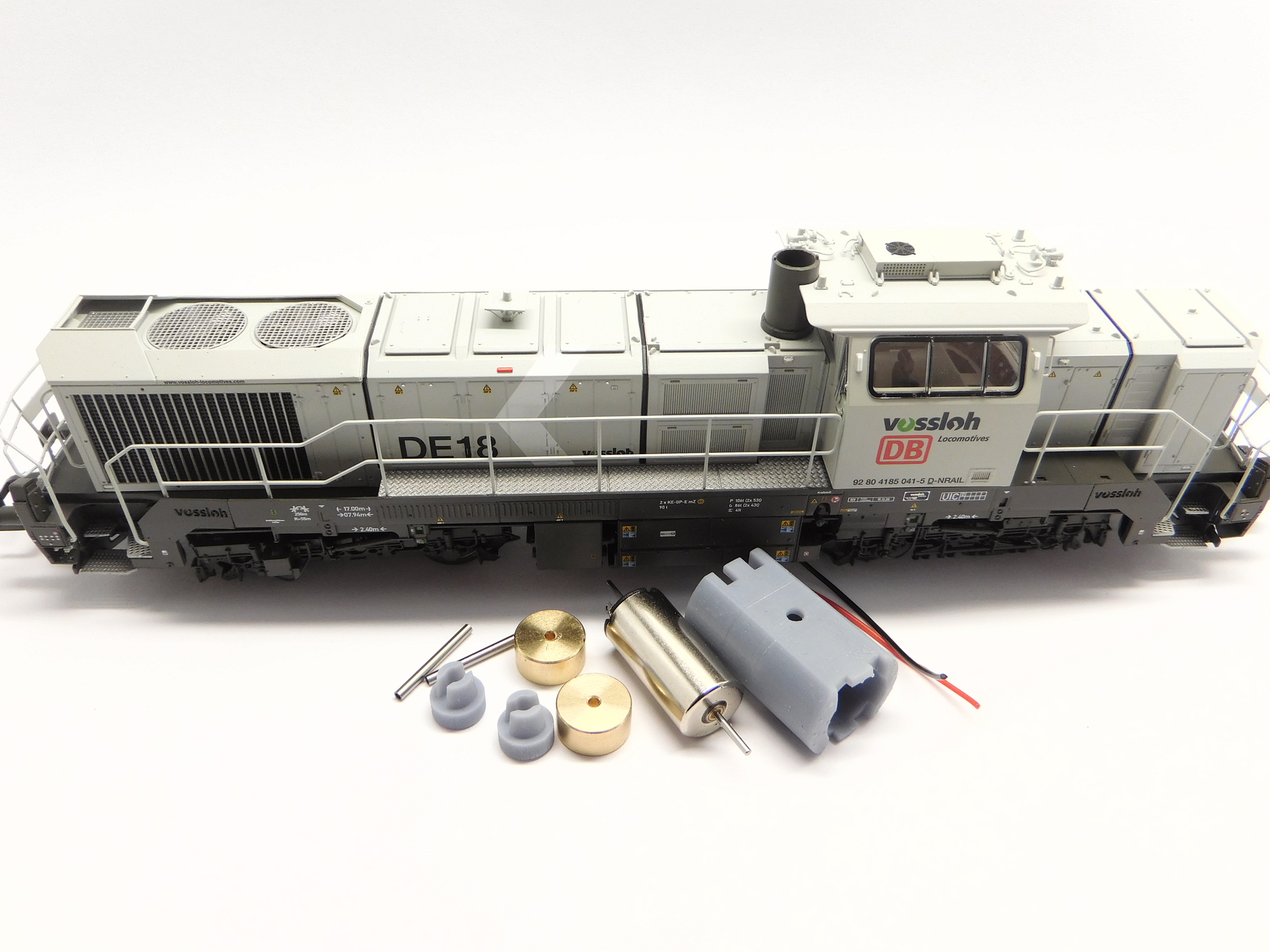 micromotor HRI005C ombouwset Rivarossi Vossloh DE 18