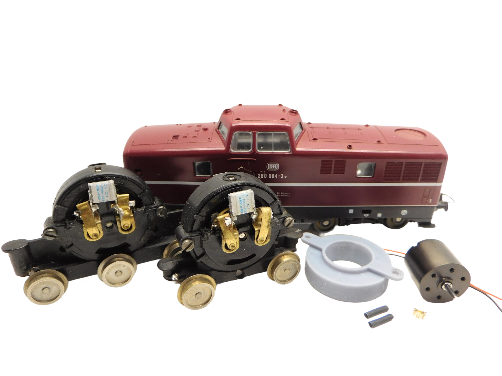 micromotor HLM005G motor ombouwset voor Lima Flachmotor / Ringfield Motor