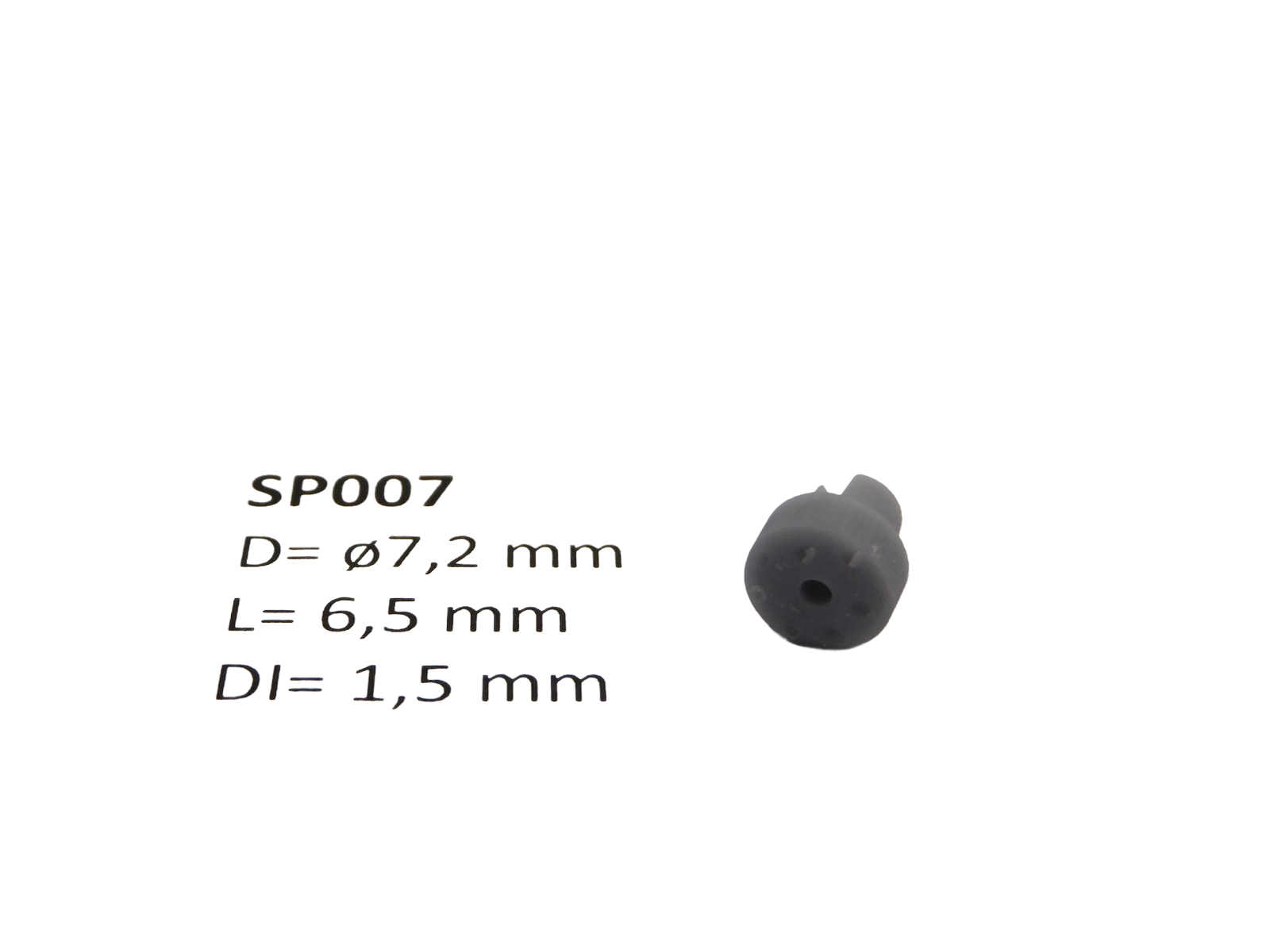 micromotor SP007 &oslash; 7.2 x 6.5 - &oslash; 1.5 mm cardankoppelingshouder