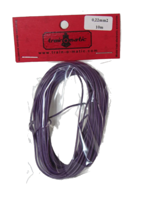 train-O-matic 01130309 Wire, 0.22 mm2 cross section, VIOLET train-O-matic 01130309 Wire, 0.22 mm2 cross section, VIOLET