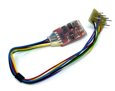 train-o-matic 02010119 function decoder II - NEM652 8 pin 7 wires train-o-matic 02010119 function decoder II - NEM652 8 pin 7 wires