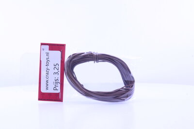 flexibles Elektrokabel 10 Meter 0,2 mm braun flexibles Elektrokabel 10 Meter 0,2 mm braun