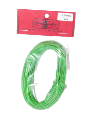 train-O-matic 01130408 Wire, 0.50 mm2 cross section, GREEN