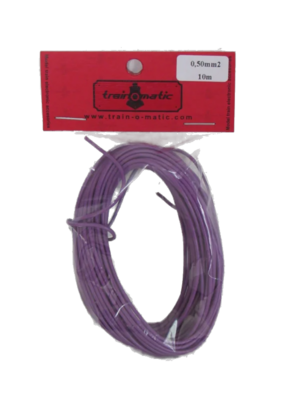 train-O-matic 01130409 Wire, 0.50 mm2 cross section, VIOLET