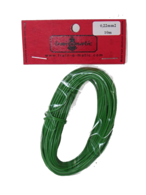 train-O-matic 01130308 Wire, 0.22 mm2 cross section, GREEN