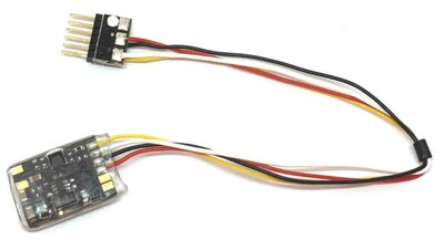 train-O-matic 02010108 functie decoder NEM 651 6 pin 4 draad