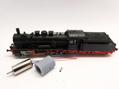 micromotor NH014 voor Hobbytrain DB/DRG BR 57, KPEV G 10 en andere micromotor NH014 voor Hobbytrain DB/DRG BR 57, KPEV G 10 en andere