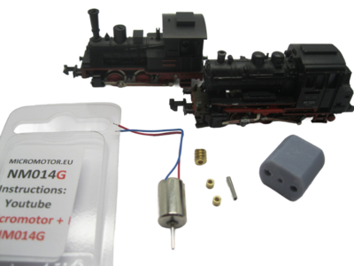 micromotor NM014G ombouwset voor minitrix BR 89, T3 micromotor NM014G ombouwset voor minitrix BR 89, T3