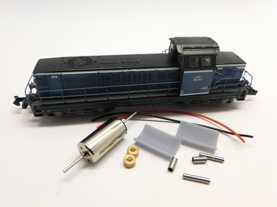 micromotor NP005F ombouwset voor Piko SNCF BB 66000, SNCF 040 DG micromotor NP005F ombouwset voor Piko SNCF BB 66000, SNCF 040 DG