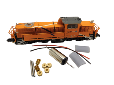 micromotor NB004C motor ombouwset voor Brawa Gravita, 10 BB, BR 260 , BR 261, Em 847 micromotor NB004C motor ombouwset voor Brawa Gravita, 10 BB, BR 260 , BR 261, Em 847