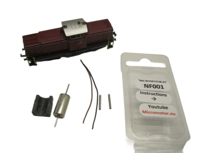 micromotor NF001G motor ombouwset voor Fleischmann V100 BR211 BR212 micromotor NF001G motor ombouwset voor Fleischmann V100 BR211 BR212