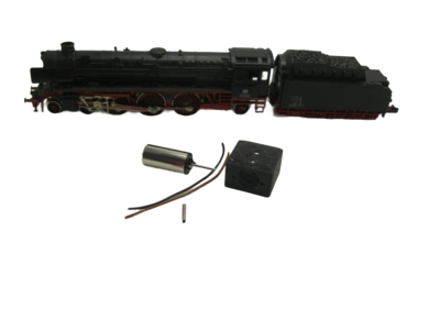 micromotor NF009G ombouwset voor Fleischmann BR 38 K, DRG 01.10, P8, BR 23,  u.a. micromotor NF009G ombouwset voor Fleischmann BR 38 K, DRG 01.10, P8, BR 23,  u.a.