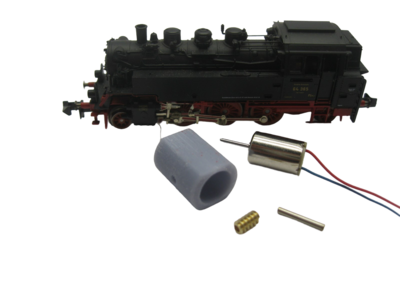 micromotor nf027G N ombouwset voor Fleischmann BR 64 (DB DR DRG BBÖ), ÖBB Rh 64 micromotor nf027G N ombouwset voor Fleischmann BR 64 (DB DR DRG BBÖ), ÖBB Rh 64