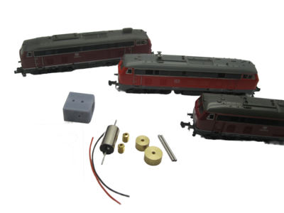 micromotor nf032C Klokankermotor ombouwset voor Fleischmann V 160 BR 210 BR 218 micromotor nf032C Klokankermotor ombouwset voor Fleischmann V 160 BR 210 BR 218