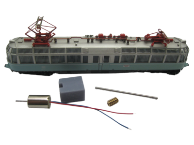 micromotor NF038G motor ombouwset voor fleischmann ET 91, BR 491, Gläserne Zug micromotor NF038G motor ombouwset voor fleischmann ET 91, BR 491, Gläserne Zug