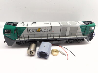 micromotor HME003F ombouwset Mehano Vossloh G 2000