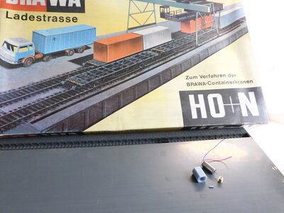 micromotor NB008G ombouwset voor Brawa Ladestrasse H0 + N 