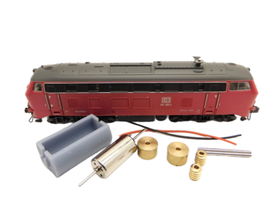 micromotor NM066C Glockenankermotor ombouwset voor Minitrix BR 210, BR 215, u.a.