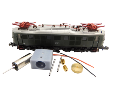 micromotor NF065C motor ombouwset voor Fleischmann E19, BR 119